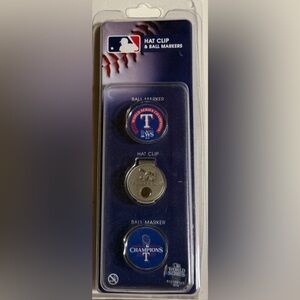 Texas Rangers WinCraft 2023 World Series Champions Hat Clip & Ball Marker Set